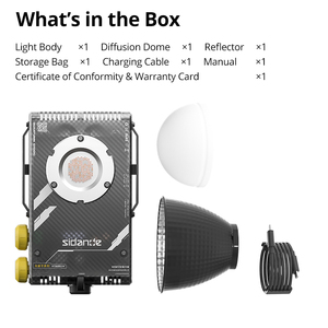Sidande Q100C Q100Lite Optical Quantum 100W <strong>High</strong> Power RGB Full Color Portable Professional Photography Fill <strong>Light</strong> - Product Image 6