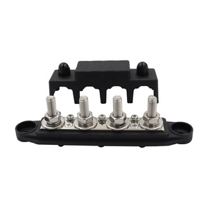 ขั้วต่อเทอร์มินัลบล็อก M10 250A 4แกนทองแดง3/8 "พร้อมฝาปิดสำหรับรถยนต์ทางทะเล RV ยานยนต์ - Product Image 3