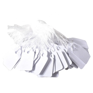 Proveedor personalizado privado etiqueta en blanco corbata cadena ensartada billete joyería etiqueta mercancía exhibición precio etiquetas etiqueta de papel - Product Image 2