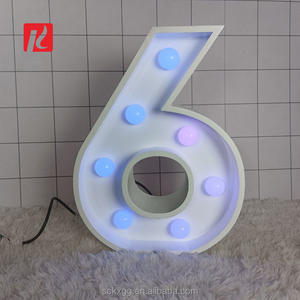Kexian tùy chỉnh marquee đèn số Đảng chữ RGB LED bóng đèn số Kim Loại Lớn sinh nhật số Nguồn cung cấp - Product Image 5