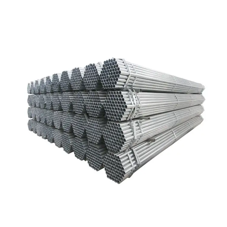 Pipa gi lasan ERW baja karbon berongga bulat kekuatan tarik 40 dan tabung galvanis panjang standar di Filipina