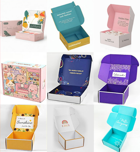 廉价礼品包装盒小最小起订量带定制标志瓦楞纸箱包装布 - Product Image 3