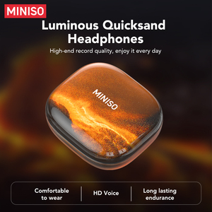 MINISO MS185 TWSワイヤレススポーツイヤホンHiFiサウンド品質5.4 Bluetoothカラーストリーマー照明効果ノイズキャンセル - Product Image 3