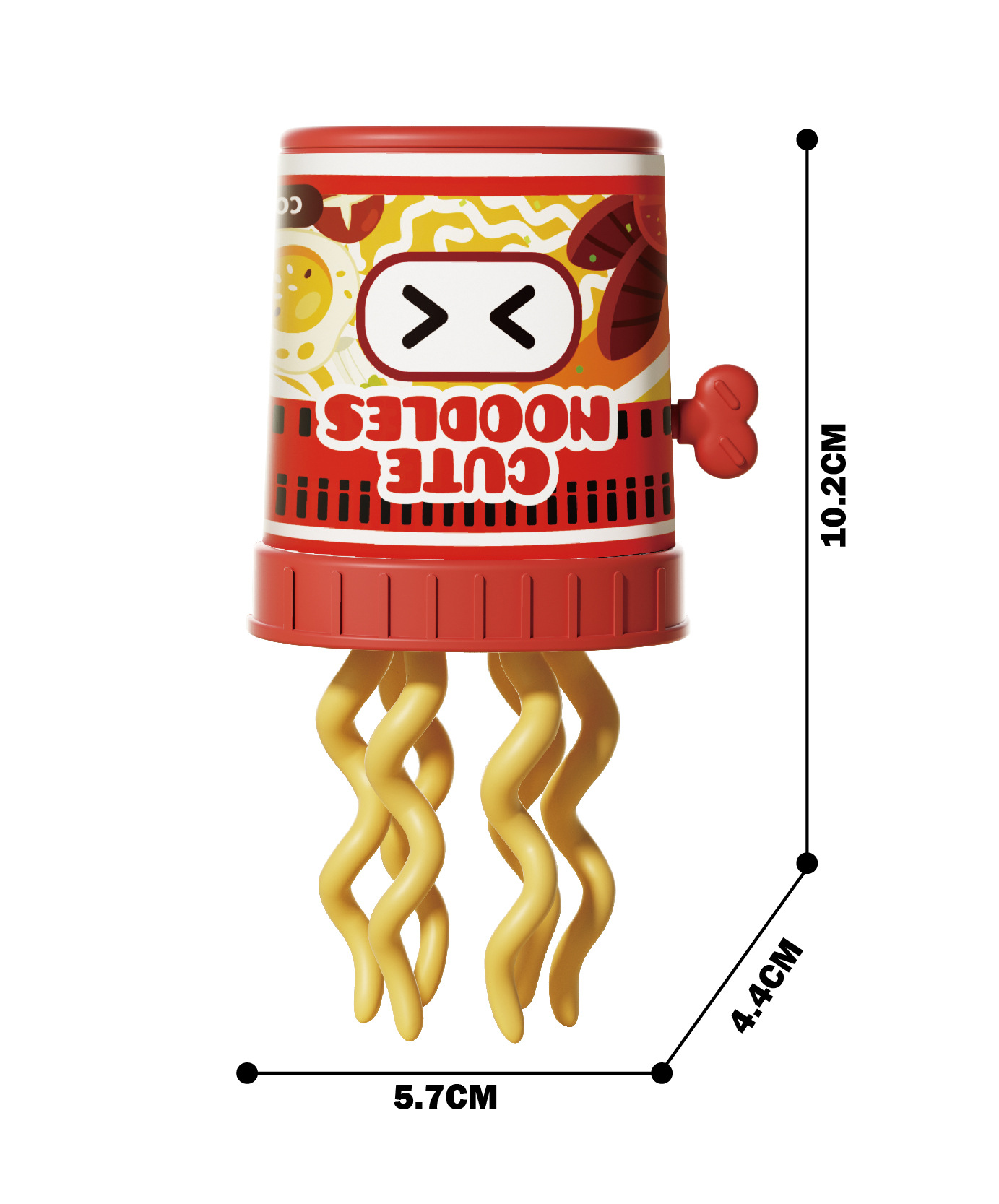 Fideos instantáneos rojos
