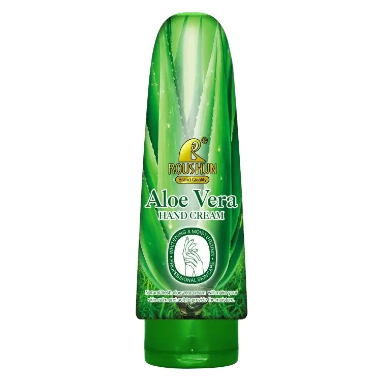 ROUSHUN-Crema de manos de Aloe Vera, blanqueadora e hidratante, antienvejecimiento, OEM, venta al por mayor