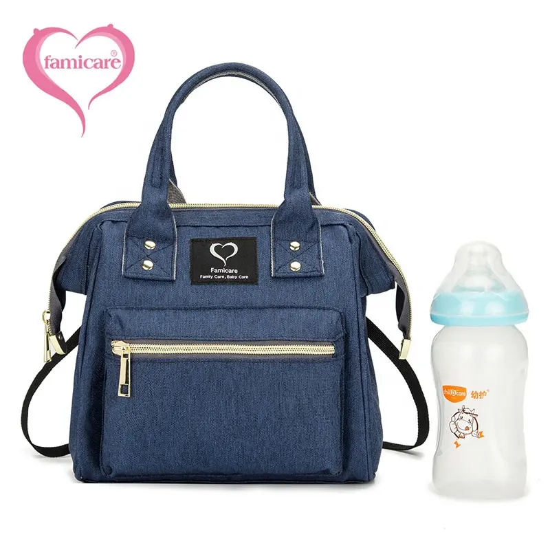 Mini bebek bezi çantası anne için bebek tote anneler için çıkarılabilir omuz askısı Crossbody çanta annelik hemşirelik çocuk sırt çantası