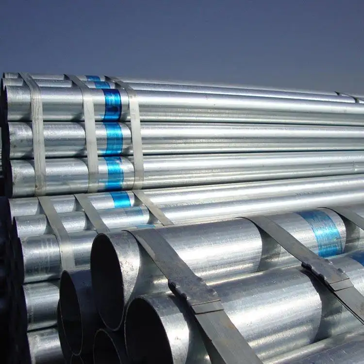 YS Construção de tubos galvanizados em aço postes de cerca de metal galvanizado e estrutura de estufa