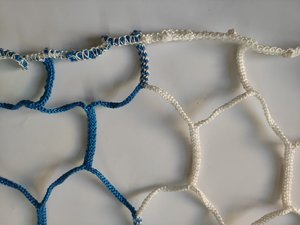Takviyeli profesyonel sağlam çift renkli futbol Net futbol Net - Product Image 3