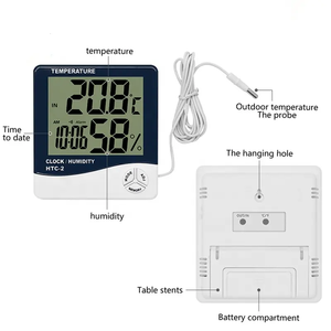 Temometer Digital Hygrometer Analog Digital Thermometers and Hygrometer <strong>Controller</strong> Wet and Dry Bulb Hygrometers - Product Image 3