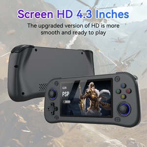 G28ใหม่ล่าสุดคอนโซลเกมอาร์เคดแบบพกพา PSP หน้าจอขนาดใหญ่แบบโอเพ่นซอร์ส HD พร้อมหน่วยความจำ64GB การเชื่อมต่อ Wi-Fi และเอาต์พุตทีวี - Product Image 3