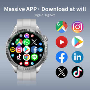 Q83 1.43 "Amoled Display GPS 5G Smartwatch 4G + 64GB SOS Chamando <span class=keywords><strong>Multi</strong></span> Função Pulso Saúde Monitor Câmera Redonda Telefone Relógios