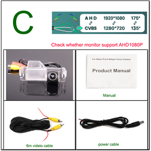 GAYINTT AHD 1080P 170 תואר רכב אחורית חניה מצלמה עבור יונדאי i10 <span class=keywords><strong>i20</strong></span> i30 Elantra GT סיור 2007-2017 דודג 'i10