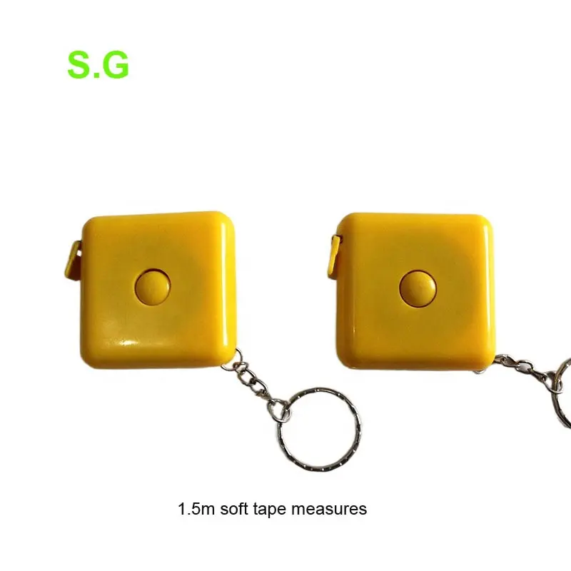 1,5 M cinta métrica de costura Mini portátil retráctil ronda métrica cinturón suave cinta de medición