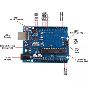 Aktualisieren Sie die Verwendung neuer versions kompatibler Entwicklungs platinen für das Arduino UNO R3-Entwicklungsplatine atmega328p-Chip-Mikrocontroller-Modul