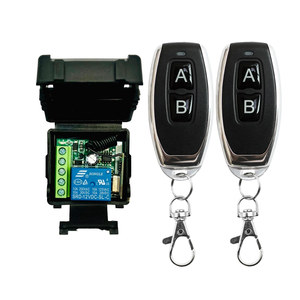 <strong>1</strong>-Channel DC 12V RF Transmitter Receiver Circuit with Learning Code Metal Remote <strong>Control</strong> 315/433.92 MHz Frequency