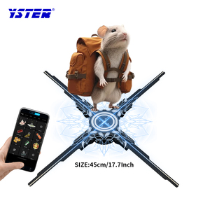 Mới Phát Hành 45Cm 3D Ba Chiều Fan Mới Máy Quảng Cáo Wifi Ứng Dụng Điều Khiển 3D Ba Chiều Fan Chiếu Độ Phân Giải Cao 3D Fan - Product Image 1