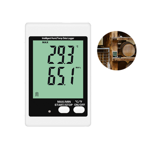 DWL-20E <strong>External</strong> Probe Large LCD <strong>Temperature</strong> and Humidity <strong>Sensor</strong> Thermometer with Sound and Light Alarm <strong>Data</strong> <strong>Logger</strong> for Storage - Product Image 4