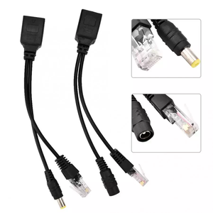 Doonjiey 2 pz RJ45 PoE adattatore riduttore cavo Kit passivo DC maschio LAN Ethernet di alimentazione per i cavi di comunicazione IP - Product Image 4