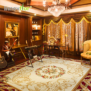 Thảm trải sàn cỡ lớn Malaysia Bulu Tapis Salon 3D thảm nhà thờ Hồi giáo thảm trải sàn Trung Quốc - Product Image 1