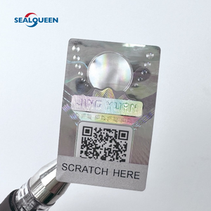 Unique Anti-Counterfeiting QR Code Label Holographic Tamper-proof Security Barcode PET Material Laser <strong>Decal</strong> - Product Image 1