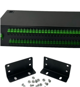 Rack montage 19 Zoll 1x6 4SC/APC Glasfaser verteiler Anschluss dose Glasfaser-Strom verteilungs netz - Product Image 2