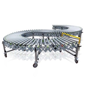 Rodillo transportador de correa de carga y descarga móvil Flexible de diseño Popular de acero inoxidable para descarga de carga de camiones - Product Image 6