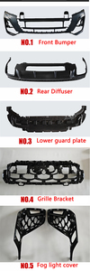 SQ7 Q7 Bodykit ön arka tampon eski yükseltme ile Audi Q7 SQ7 2016-2019 için yeni stil Bodykit yükseltme RSQ7 2025 - Product Image 5