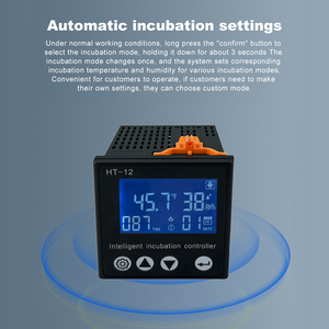 Termorregulador Incubadora 220V/24V/12V Pantalla LCD Termostato digital HT-12 Wifi Controlador de temperatura y humedad - Product Image 5