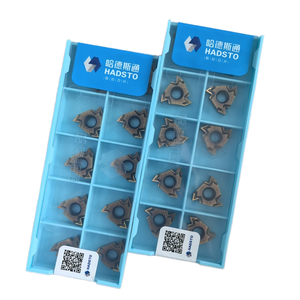 16IRAG60 HS5225 Hadsto Inserto de carburo de tungsteno Ag55/Ag60 Herramientas de corte triangular para máquina de torno CNC - Product Image 1