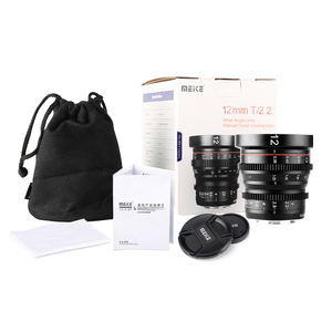 Meike MK 12mm T2.<strong>2</strong> Large Aperture Manual Focus <strong>Cine</strong> Lens for Micro Four Thirds M43 MFT Olympus Panasonic Lumix BMPCC 4K Zcam E2 - Product Image 4