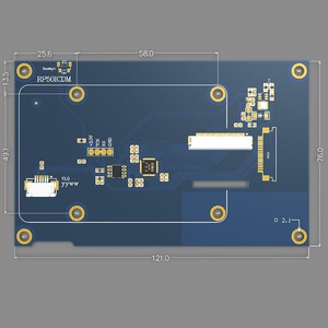 Raspberry Pi Touch Screen da 5 pollici 800x480 MiPi LCD DSI modulo Monitor Display tattile capacitivo supporta RPi 4B 3B + 3B - Product Image 3