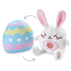 両面リバーシブルひよこ/卵ぬいぐるみかわいいぬいぐるみ内側外側リバーシブルイースターバニー/卵ぬいぐるみキーホルダー