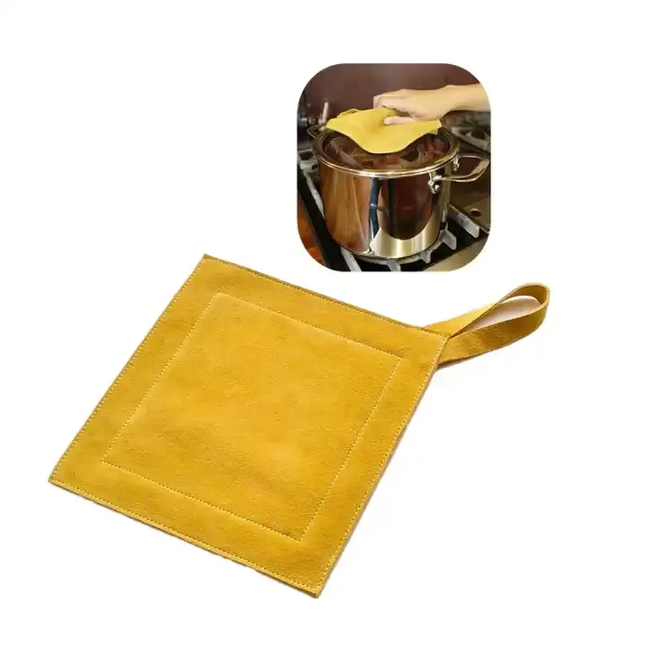 Hot Pot Pad Top flappen aus Wildleder zur Verwendung als Trivet Hotpad und Top flappen