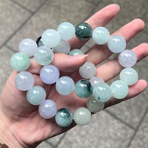 Gteen <strong>Jade</strong> Bracelet Natural Stone Jewelry Bruma Myanmar Genuine with Certificate High-quality Healing <strong>Jade</strong> Charms Good Luck 14mm