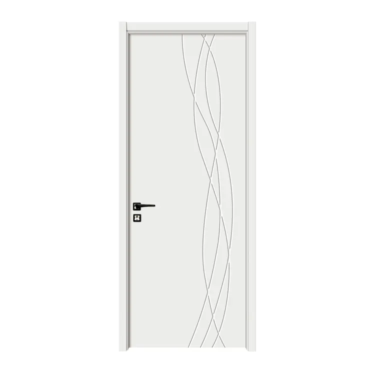 China supplier bedroom door interior wood pvc sliding doors