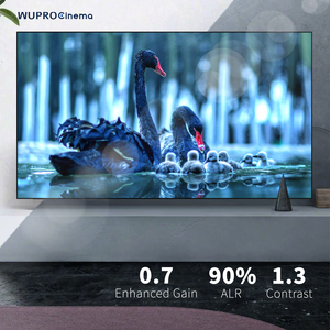 [Tecnología exclusiva] WUPRO 130 pulgadas BSP Pantalla gigante sin costuras Mejora la ganancia 130 "Pantalla ALR UST Marco fijo Pantalla de proyector ALR - Product Image 3