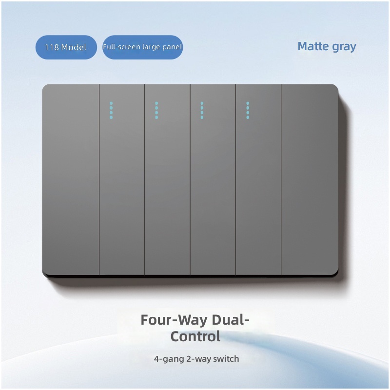4 gang 2 way switch
