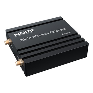 Extensor HDMI inalámbrico de 200m con un TX a cuatro RX Metal 1080p Resolución Video estéreo Salida VGA Entrada de 5V Rango de 5m