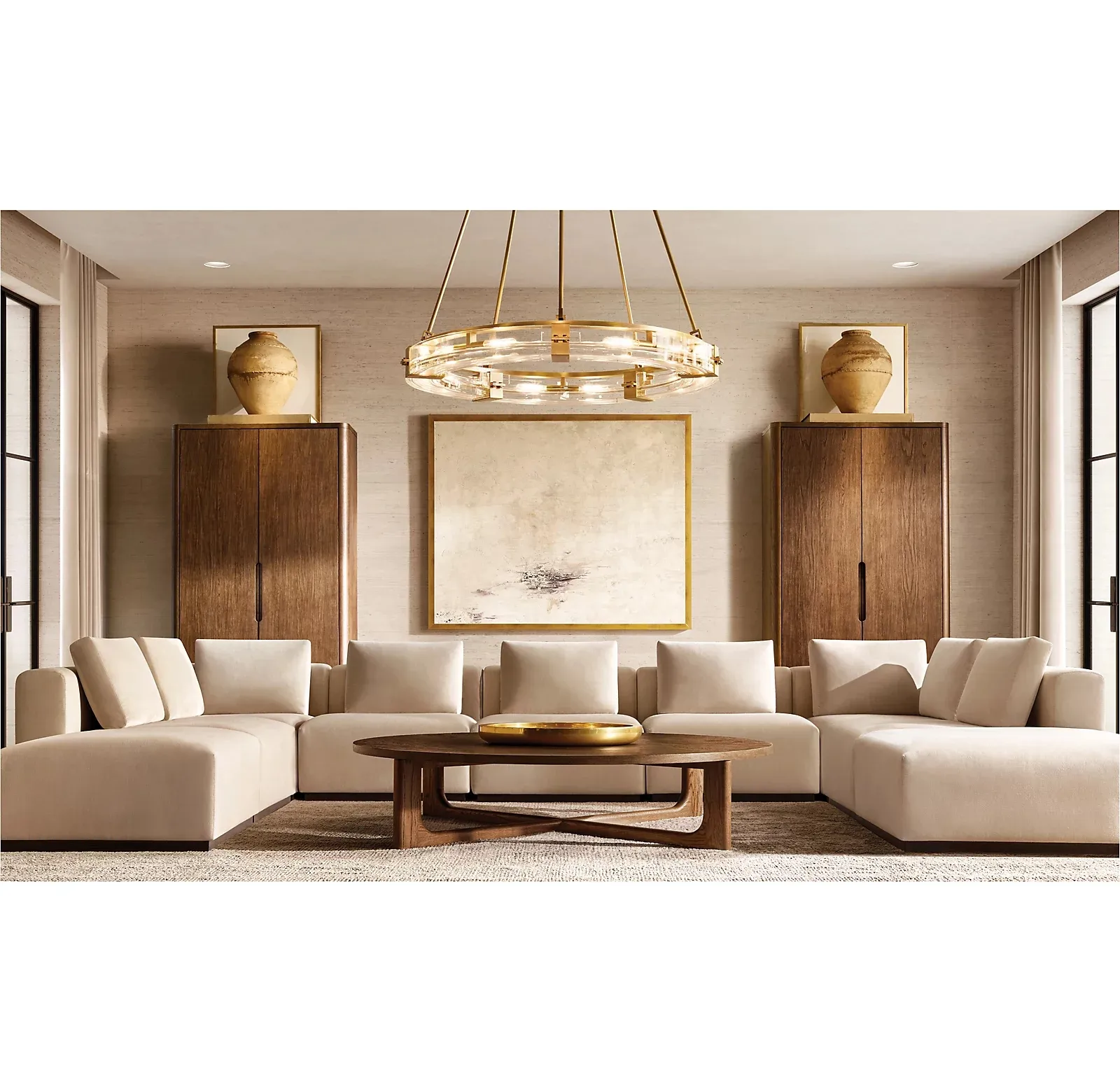 Nouveau style canapé sectionnel de luxe meubles d'intérieur canapé d'angle ensemble canapés de salon modernes