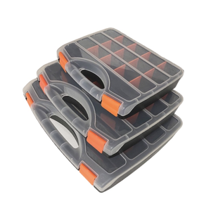Nhựa bộ phận di động hộp công cụ vít linh kiện điện tử latticed Vật liệu phần cứng tổ chức hộp - Product Image 1