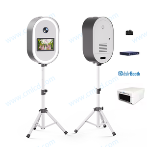 10.1 ''Touchscreen Oval Photo Booth mit Stativ Dslr Photo Booth Maschinen licht Einfache Montage Andere Party zubehör Dslr Booth - Product Image 4