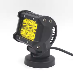 YELLOW LUZ Mini Light bar <strong>12</strong> <strong>Volt</strong> 18w Vehicle <strong>Led</strong> Work Light 6LED 4INCHES MICA AMARILLA - Product Image 2
