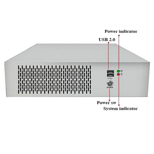 3U computer industriale a parete H310 a doppia rete 6.7.8.9 generazione Core i3/i5/i7 piattaforma di sicurezza di rete - Product Image 1