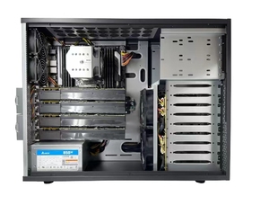 Servidor de estación de trabajo en Torre de computadora de escritorio, Memoria DDR5 de 512GB, procesador único AMD serie 7000, personalizable según sea necesario - Product Image 5