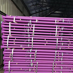 Suportes do acrow do oriente médio do metal d60 do escoramento e andaime de aço do suporte do molde para a construção civil