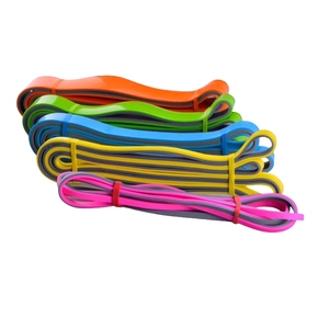 Logotipo personalizado Yoga Fitness Doble capa Pull-Up Ejercicio Bandas elásticas Banda de resistencia de látex elástico - Product Image 1
