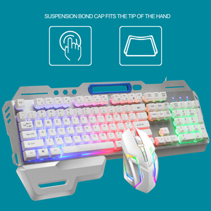 人気のUSB有線ゲーミングキーボードロープロファイルメカニカルキーボードゲーミングキーボードコンボ - Product Image 4