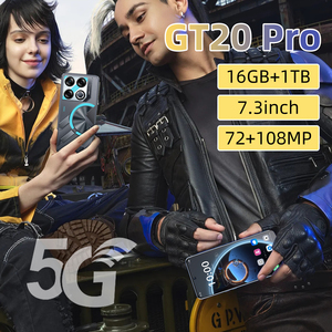 2025 orijinal Gt20 Pro 5G Smartphone 7.3 inç yüksek çözünürlüklü 16GB + 1TB yüz kilidini Deca çekirdek CPU 144Hz 108MP akıllı oyun küresel - Product Image 6