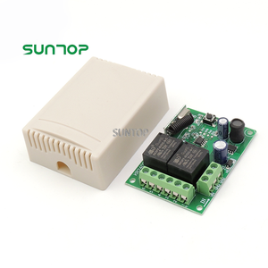 2 Channel 10A <strong>Relays</strong> 433mhz DC12V 24V <strong>Wireless</strong> Rf Receiver with <strong>Wireless</strong> Remote <strong>Control</strong> 2 <strong>Relays</strong> <strong>Wireless</strong> <strong>Outputs</strong> - Product Image 1
