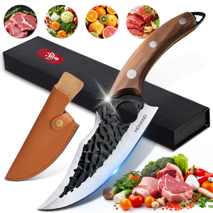 Giả mạo butcher dao boning dao Viking dao sắc nét thịt Cleaver với vỏ bọc cho cắm trại ngoài trời BBQ - Product Image 2